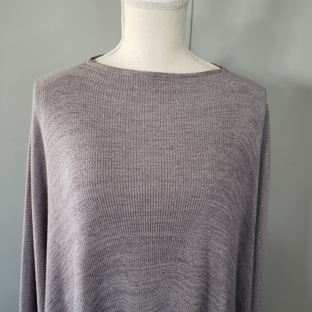 Lululemon Divinity Poncho Scarf Shawl Lunar Rock/Iced Iris - Picture 5 of 13
